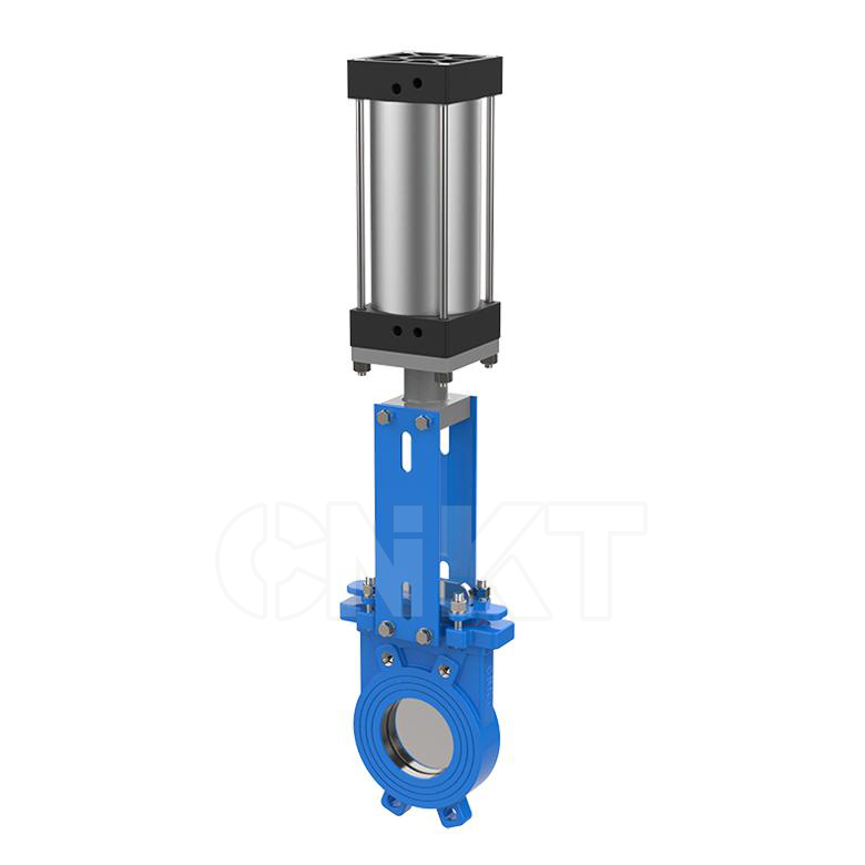 單向密封氣動對夾型刀閘閥KBZ673X/H-10C/P